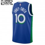 Maillot NBA Dallas Mavericks Dorian Finney-Smith 10 Nike 2022-23 City Edition Bleu Swingman - Enfant